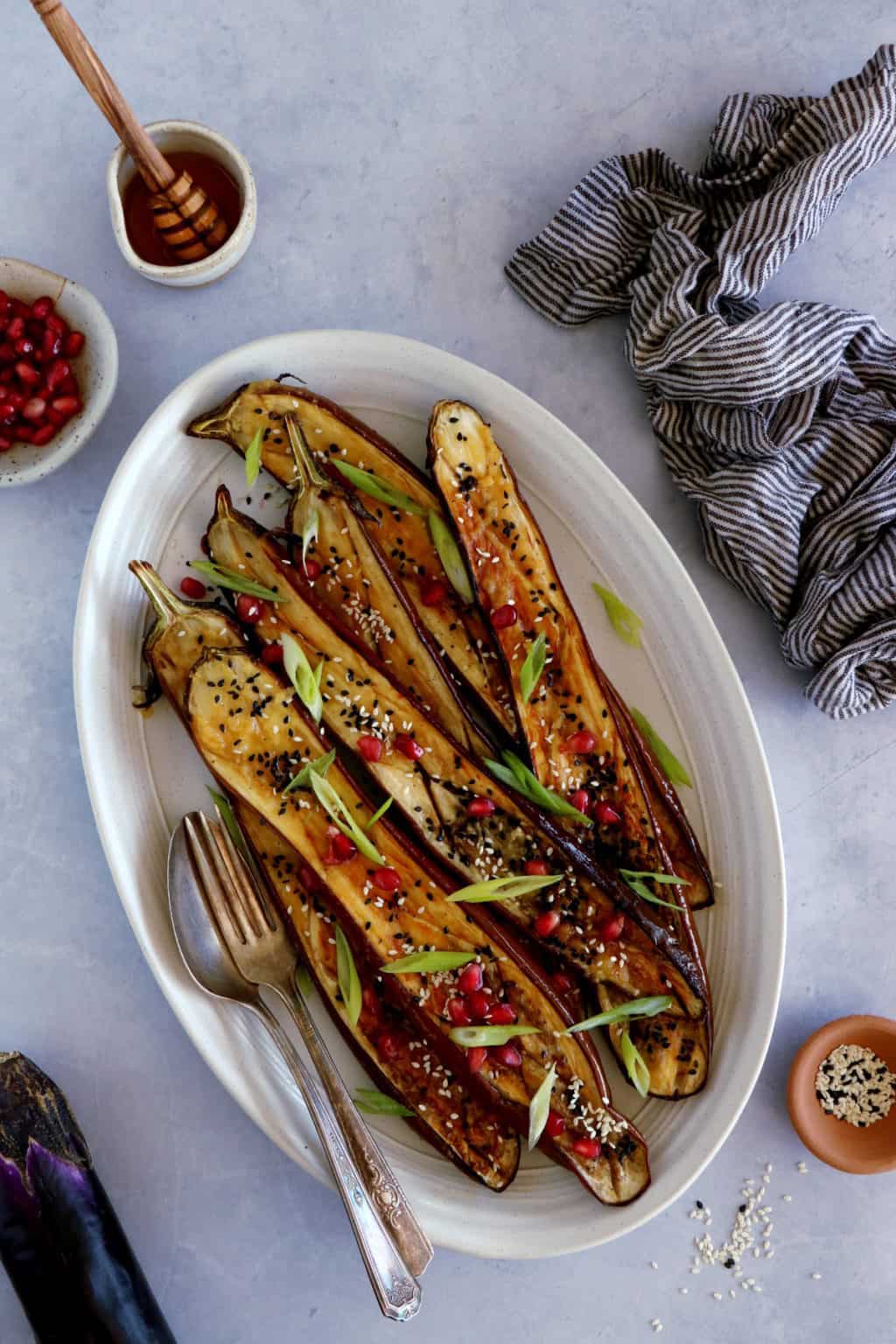 Miso Glazed Eggplants Nasu Dengaku Del S Cooking Twist