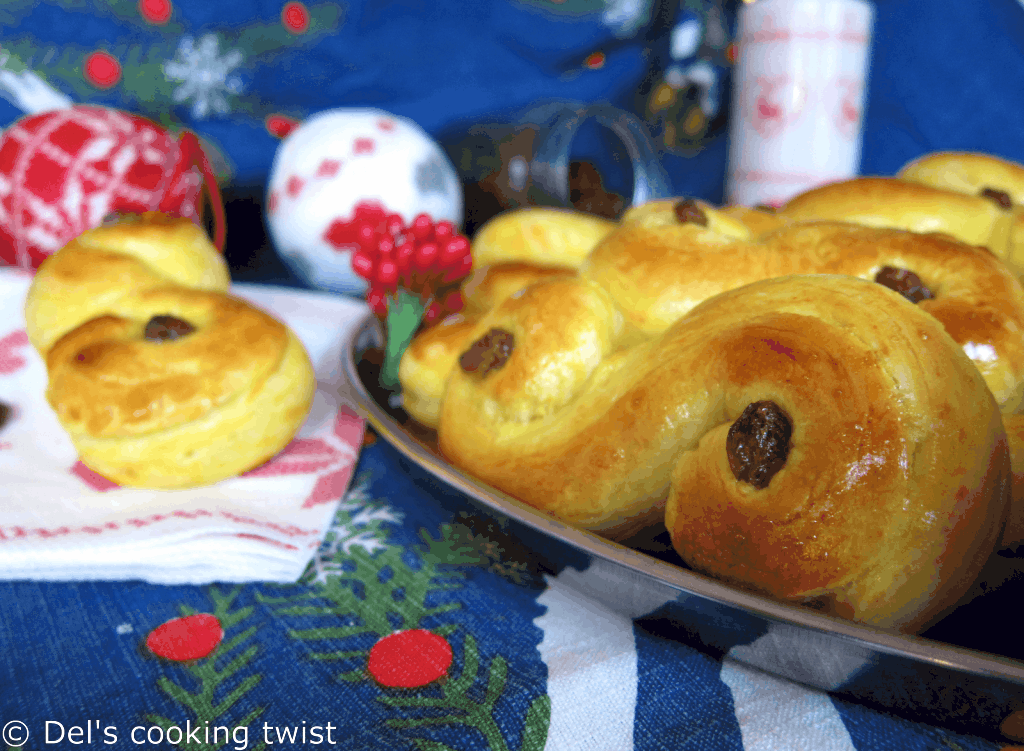 Swedish Christmas Saffron Buns