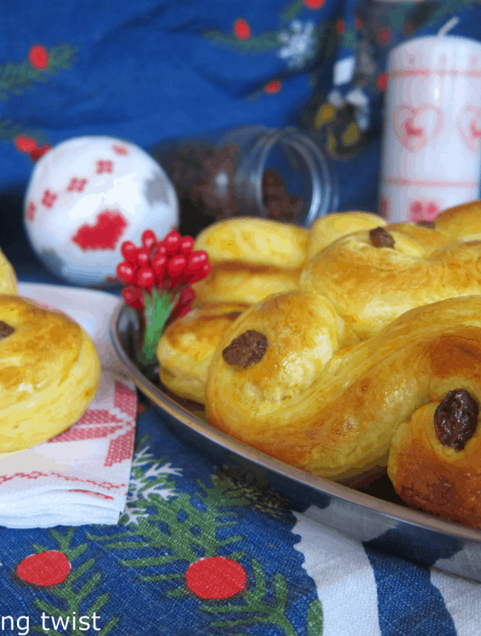 Swedish Saffron Braided Bread with Vanilla Cream — Del's cooking twist