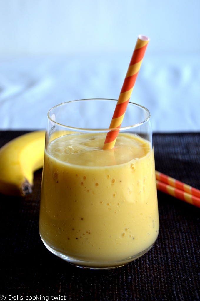 Favorite Mango Smoothie Recipe (Just 3 ingredients!)