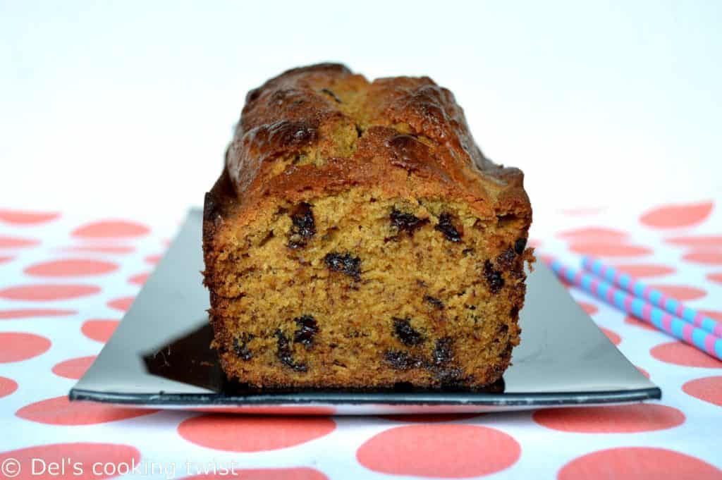 Chocolate Chip Banana Bread with Dulce de Leche