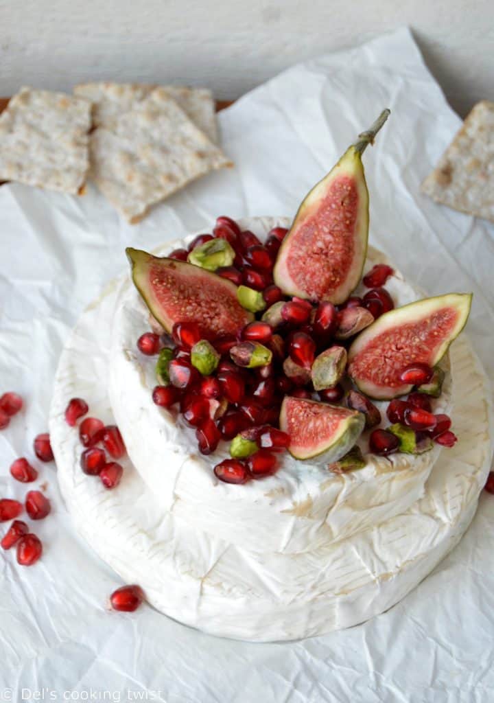 Baked Brie With Pomegranate And Pistachios Recipe