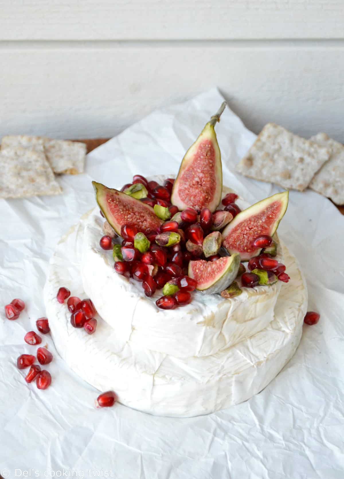 Baked Brie With Pomegranate And Pistachios Recipe