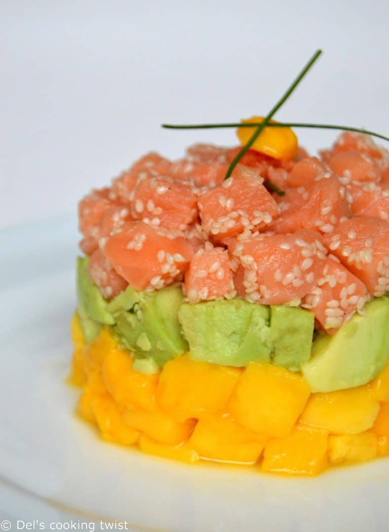 Tartare De Saumon Avocat Et Mangue Del S Cooking Twist