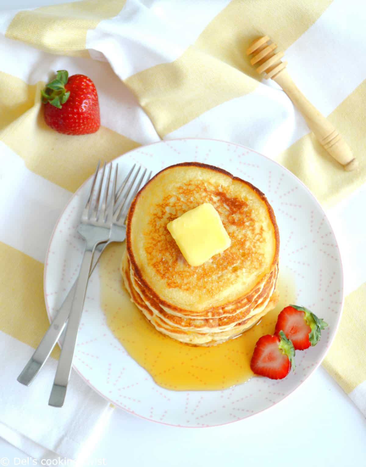 Easy Fluffy American Pancakes