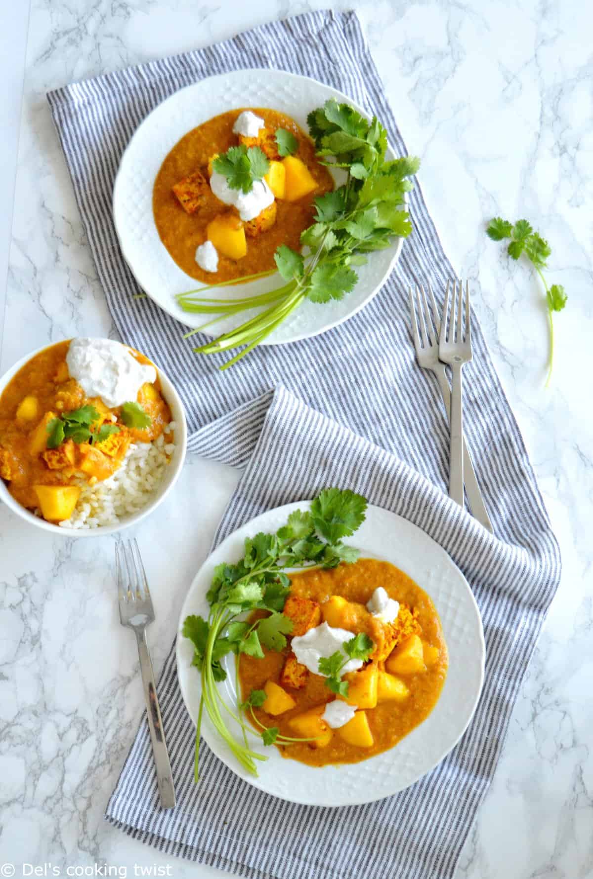 Mango Curry Tofu