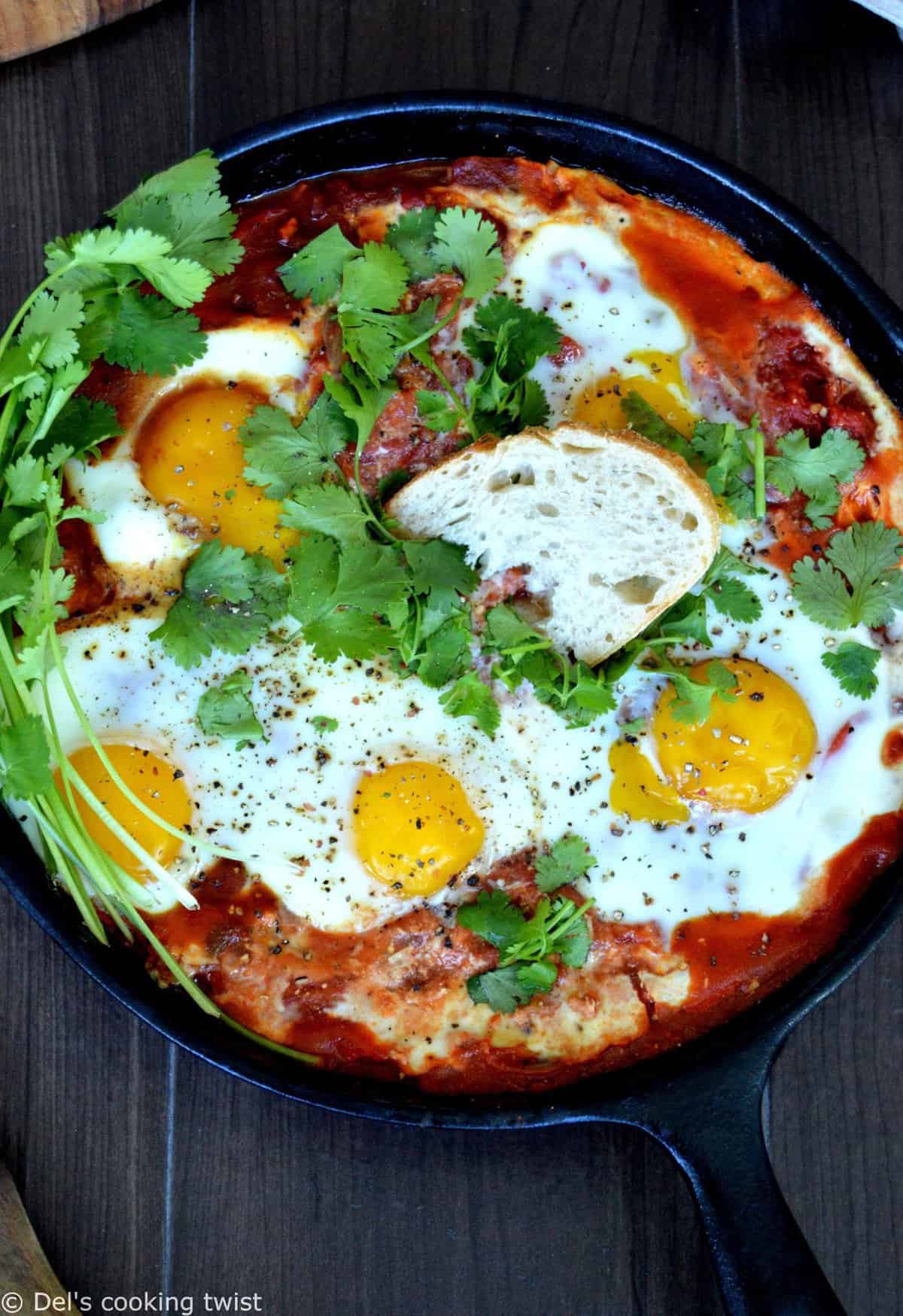 Shakshuka with Feta Cheese — Del's cooking twist