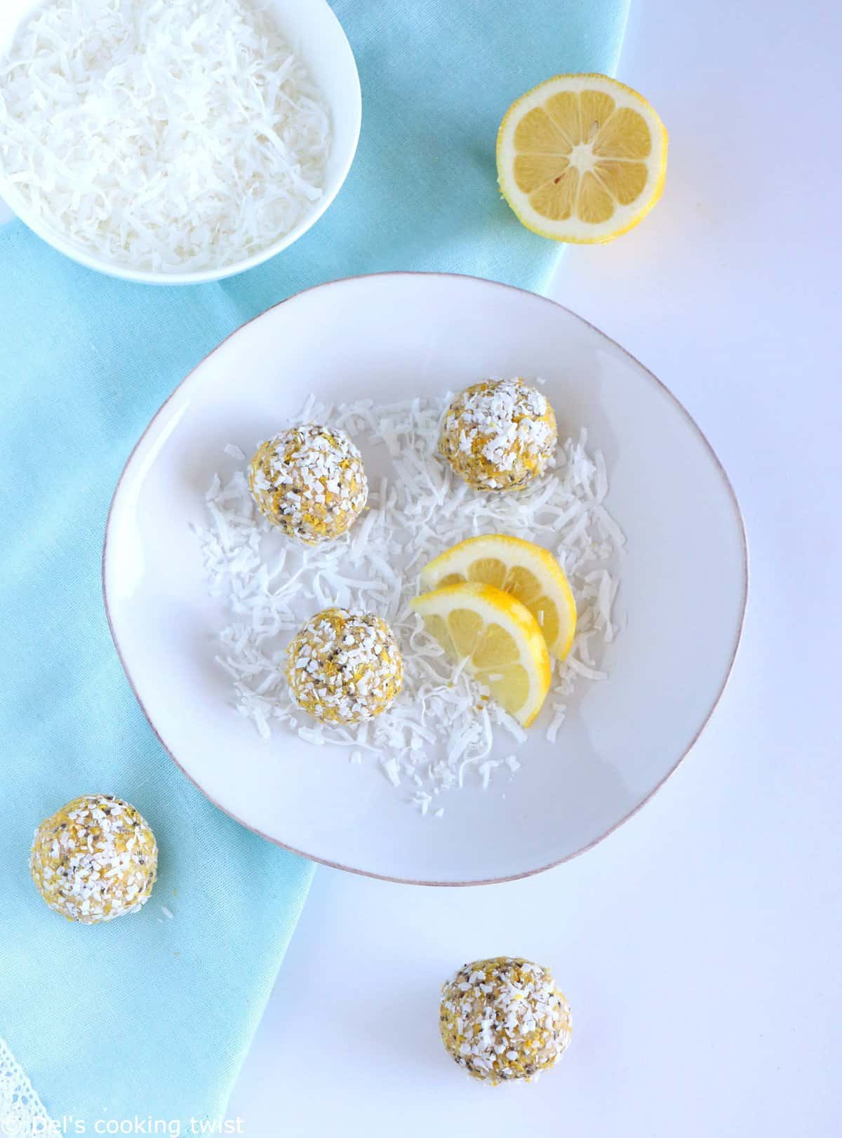 Lemon Protein Balls (No-Bake!) - Secretly Healthy Home