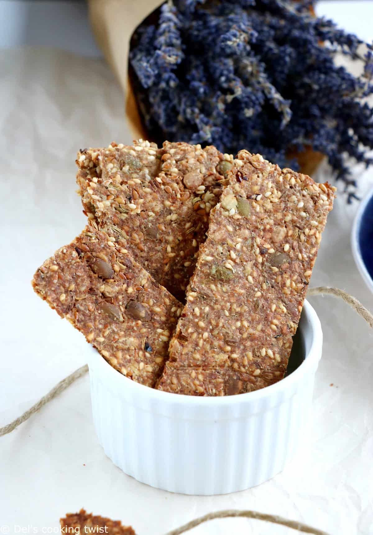 Swedish Multi-Seed Crispbread "Knäckebröd" — Del's cooking twist