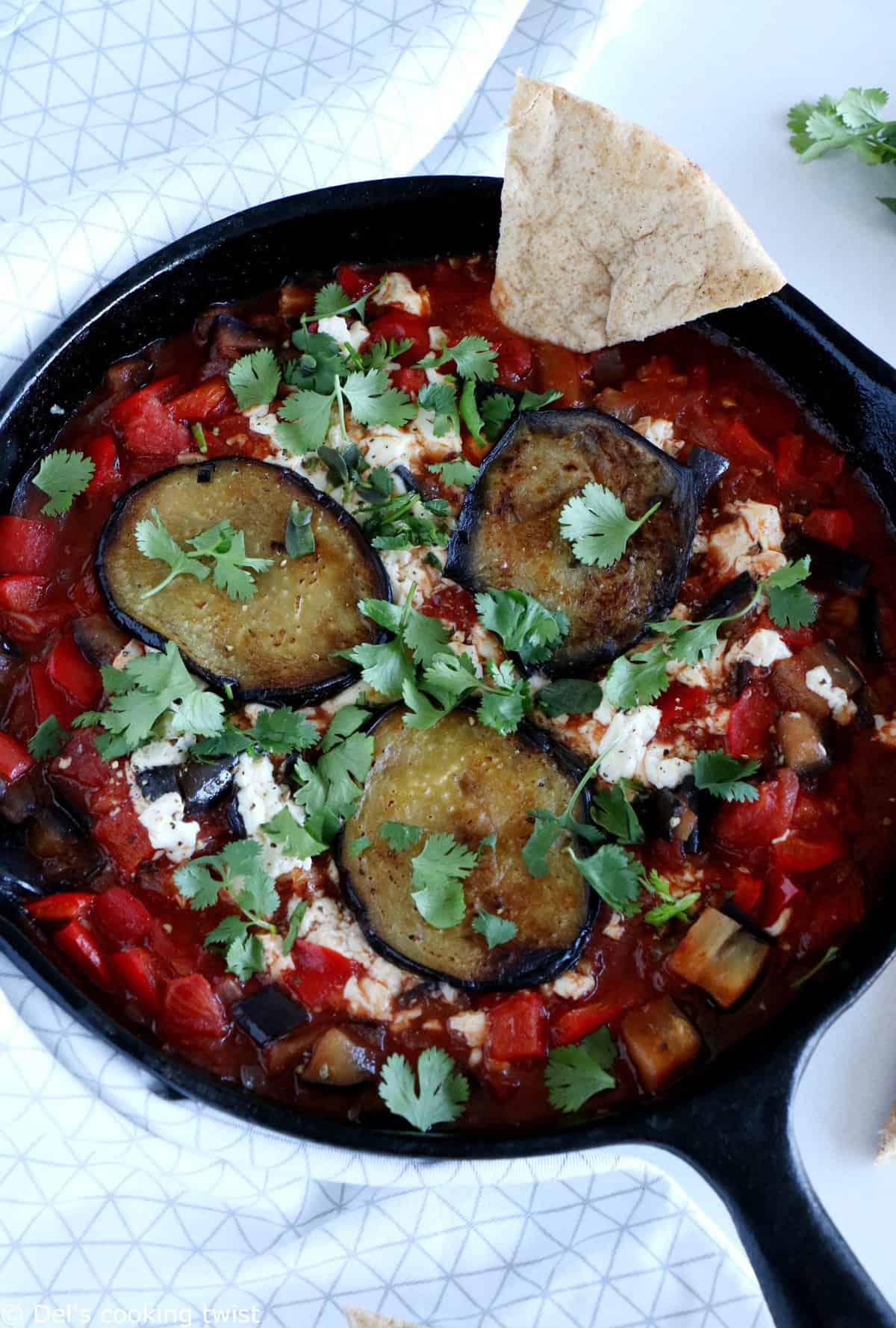 Vegan Eggplant Shakshuka