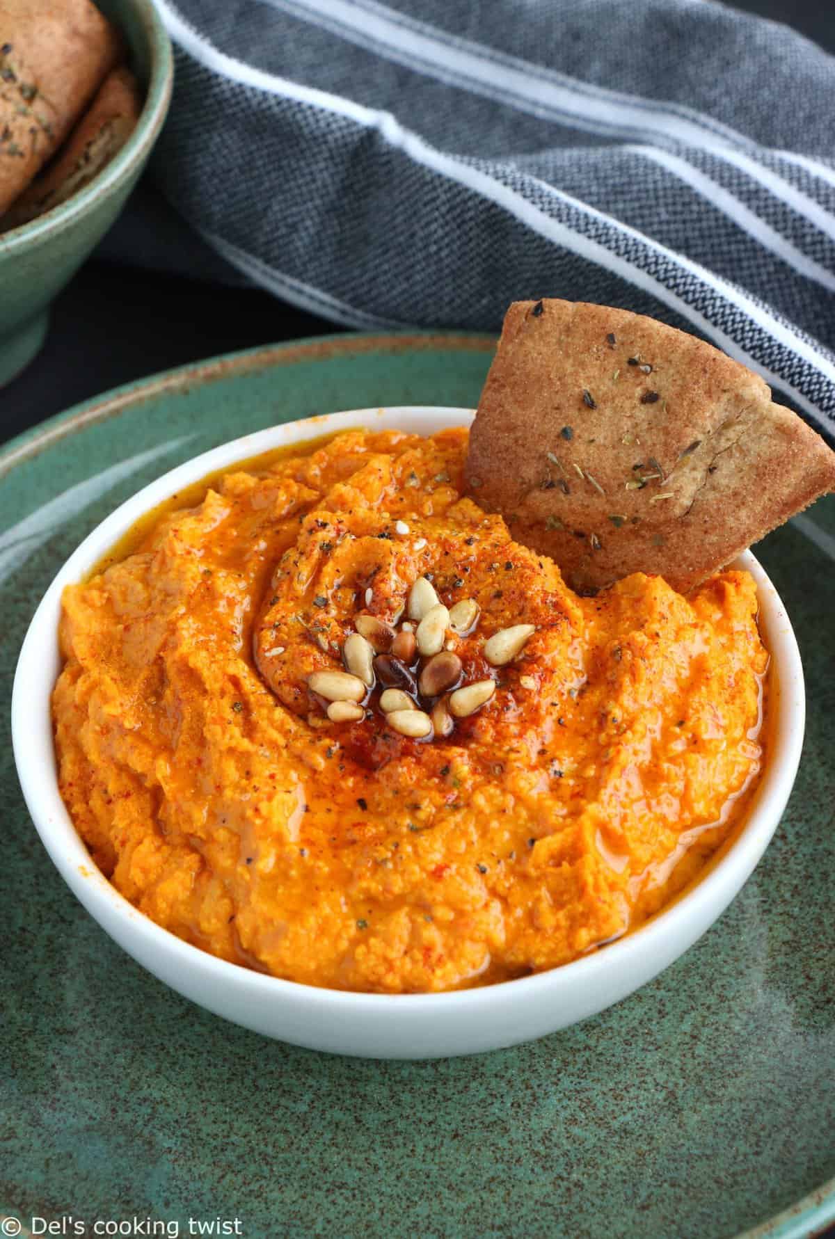 Carrot and Turmeric Hummus