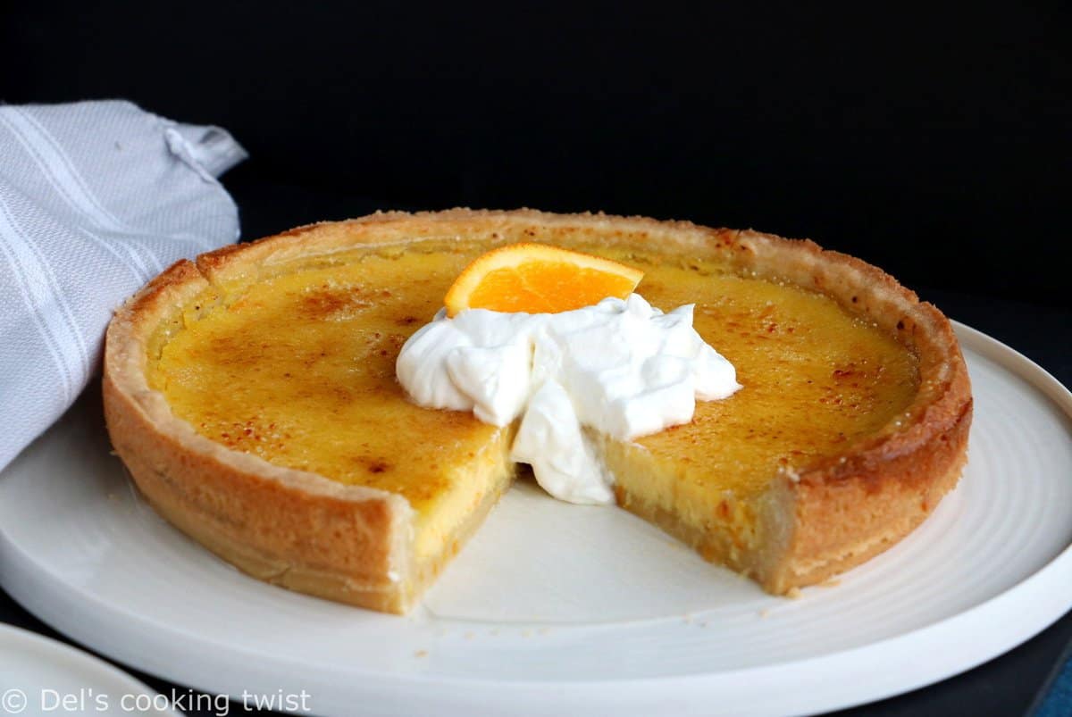 Orange Creme Tarte Brulee