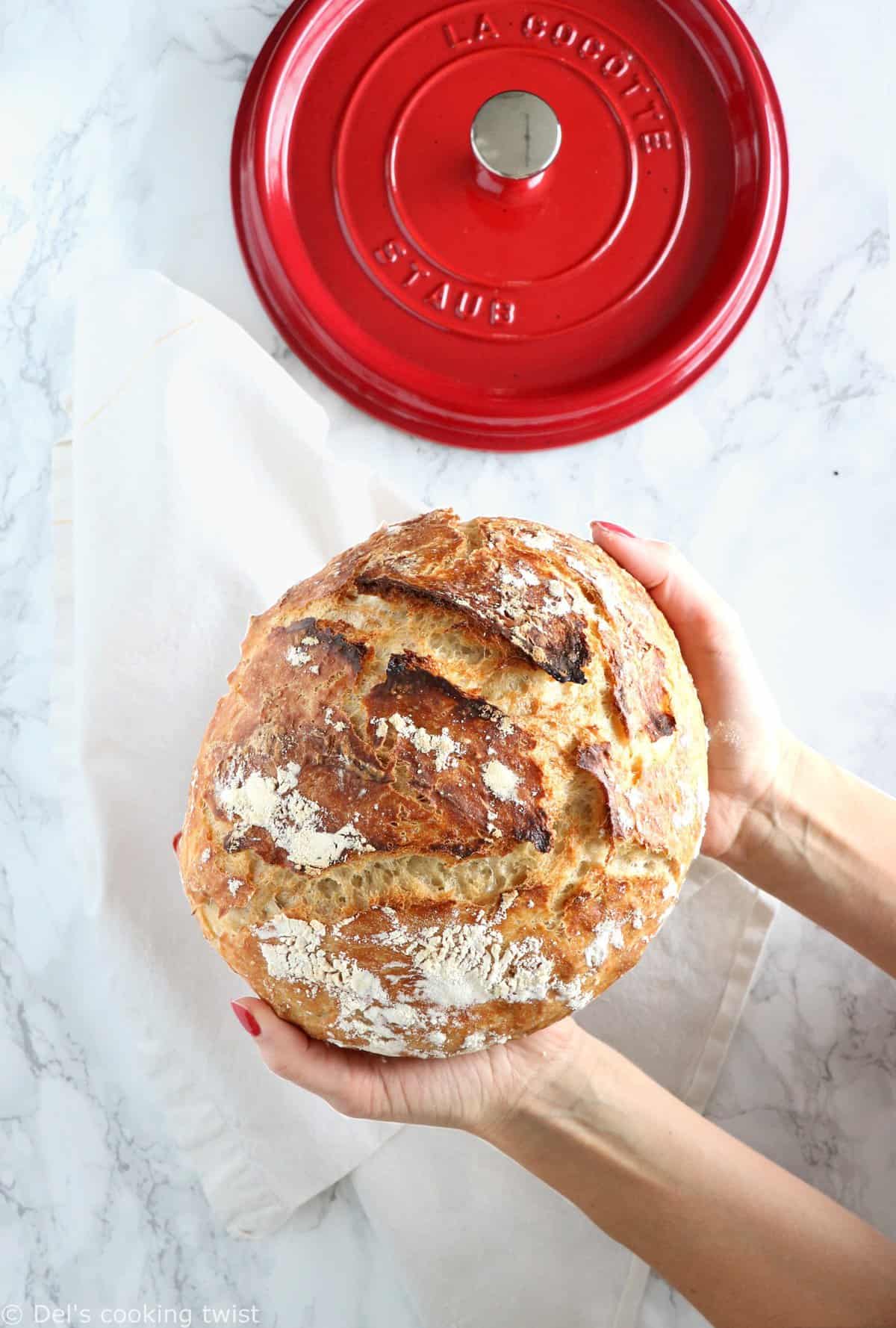 Baking: How to Make Dutch Oven Bread Recipe - Little Figgy Food