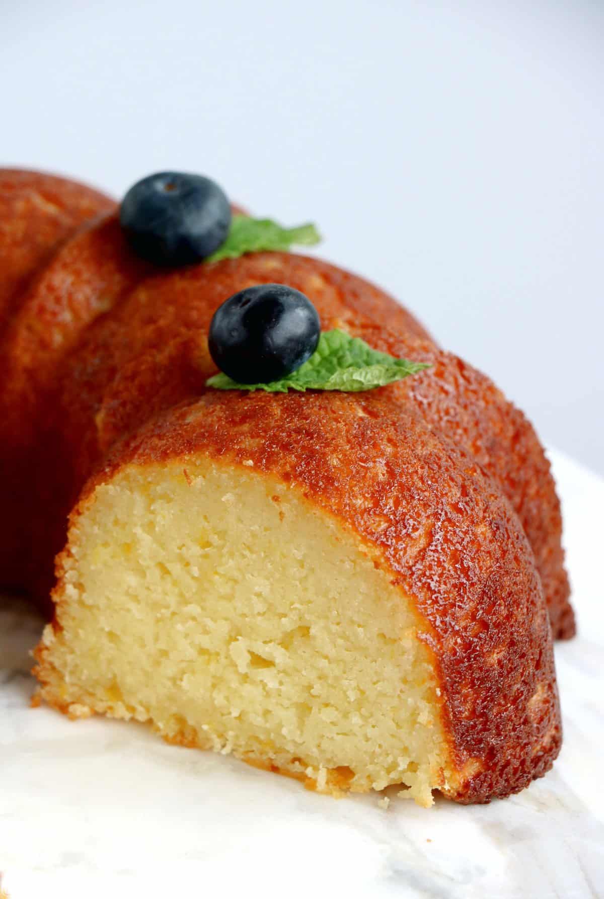 Perfect Lemon Ricotta Bundt Cake - Del's cooking twist