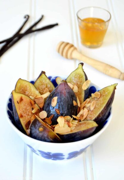 Fig Salad with Vanilla Pepper Syrup