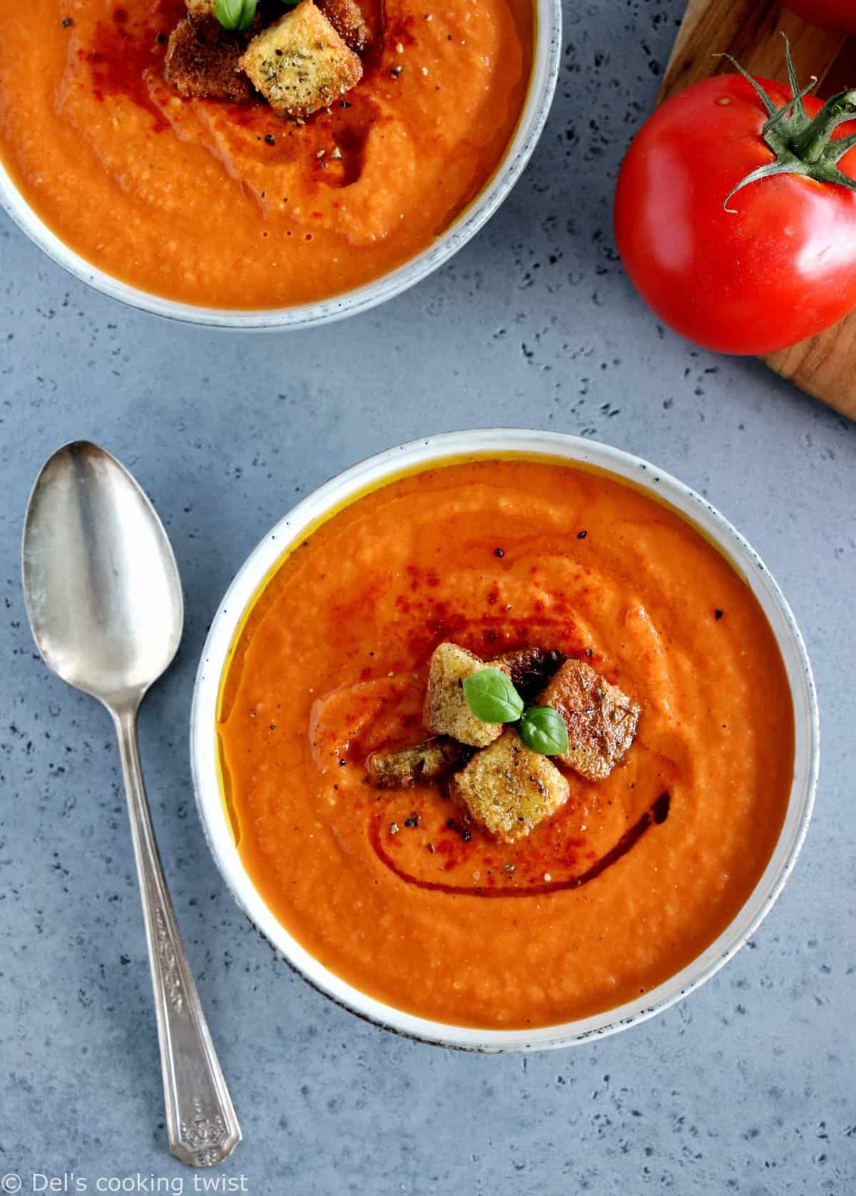 Soupe aux tomates rôties – Tomaté!