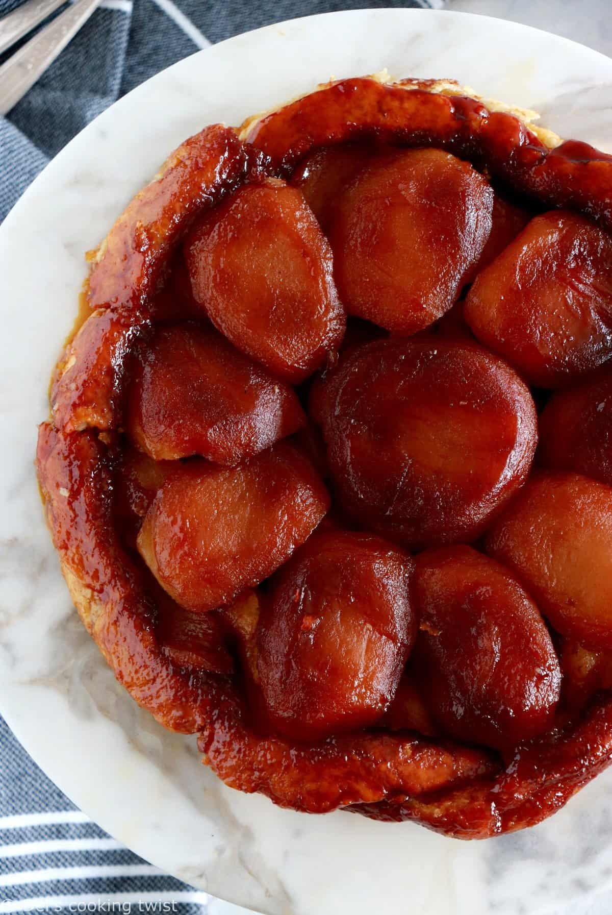 Classic Tarte Tatin in a Cast-Iron Skillet Recipe 