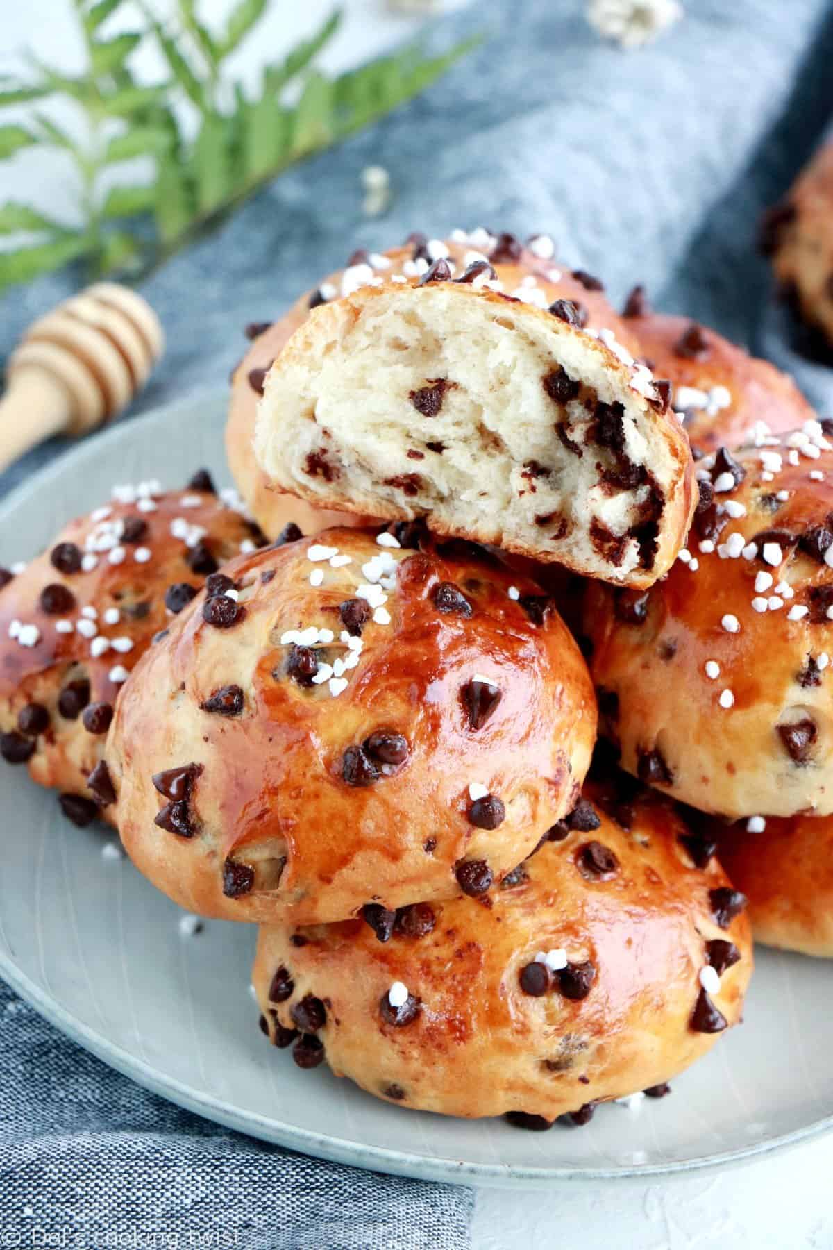 BRIOCHE AUX PÉPITES DE CHOCOLAT