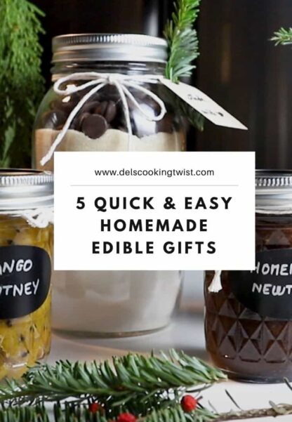 5 Easy Homemade Edible Gifts. Homemade edible gifts are personal, thoughtful, and work for any occasion. Here are 5 easy gourmet presents to prepare for your friends and family!