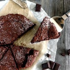 A 9x9 Chocolate Cake Recipe - A Lady In France