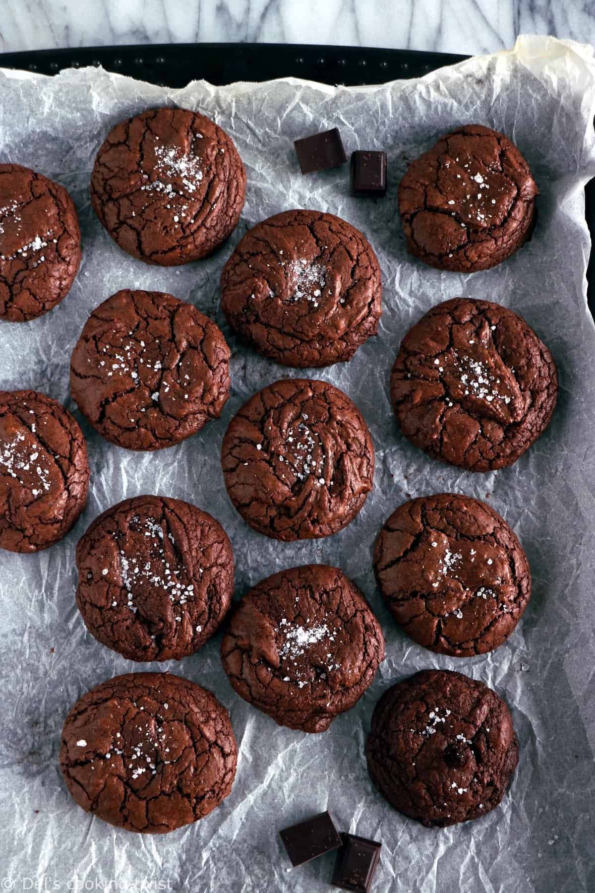 Fudgy Chocolate Brownie Cookies — Del's cooking twist