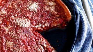 Chicago-Style Deep Dish Pizza - Del's cooking twist