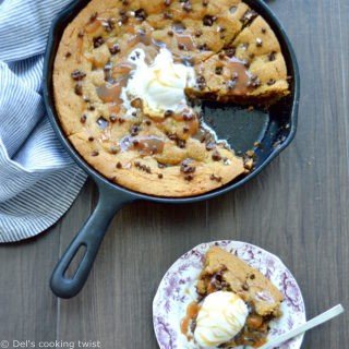 Chocolate Chip Skillet Cookie - Belly Full