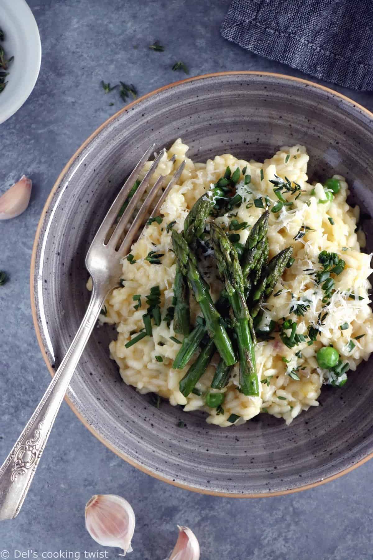 Lemon Asparagus Risotto