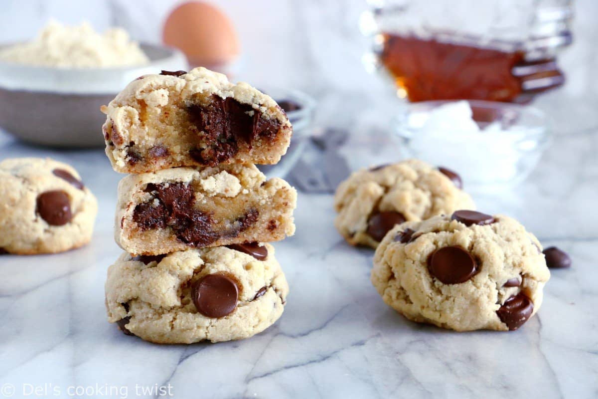 Cookies Beurre de Cacahuète et Chocolat (Très Facile) - Lilie Bakery