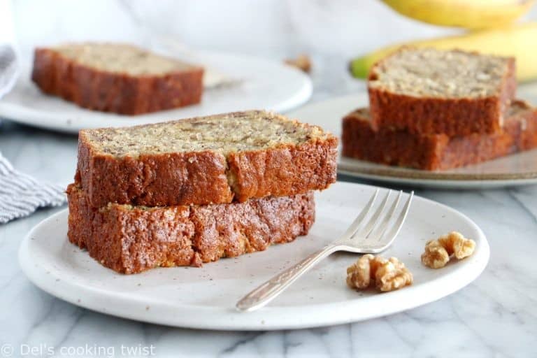 Banana Bread Ultra Moelleux (recette Facile) - Del's Cooking Twist