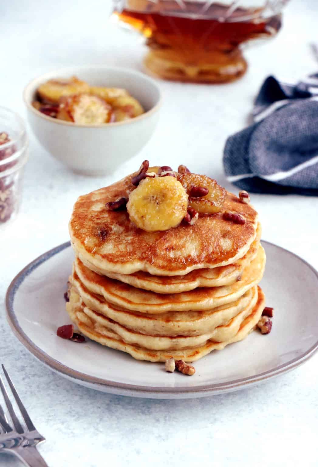 Easy Fluffy Banana Pancakes Del S Cooking Twist   Easy Fluffy Banana Pancakes 1 1047x1536 