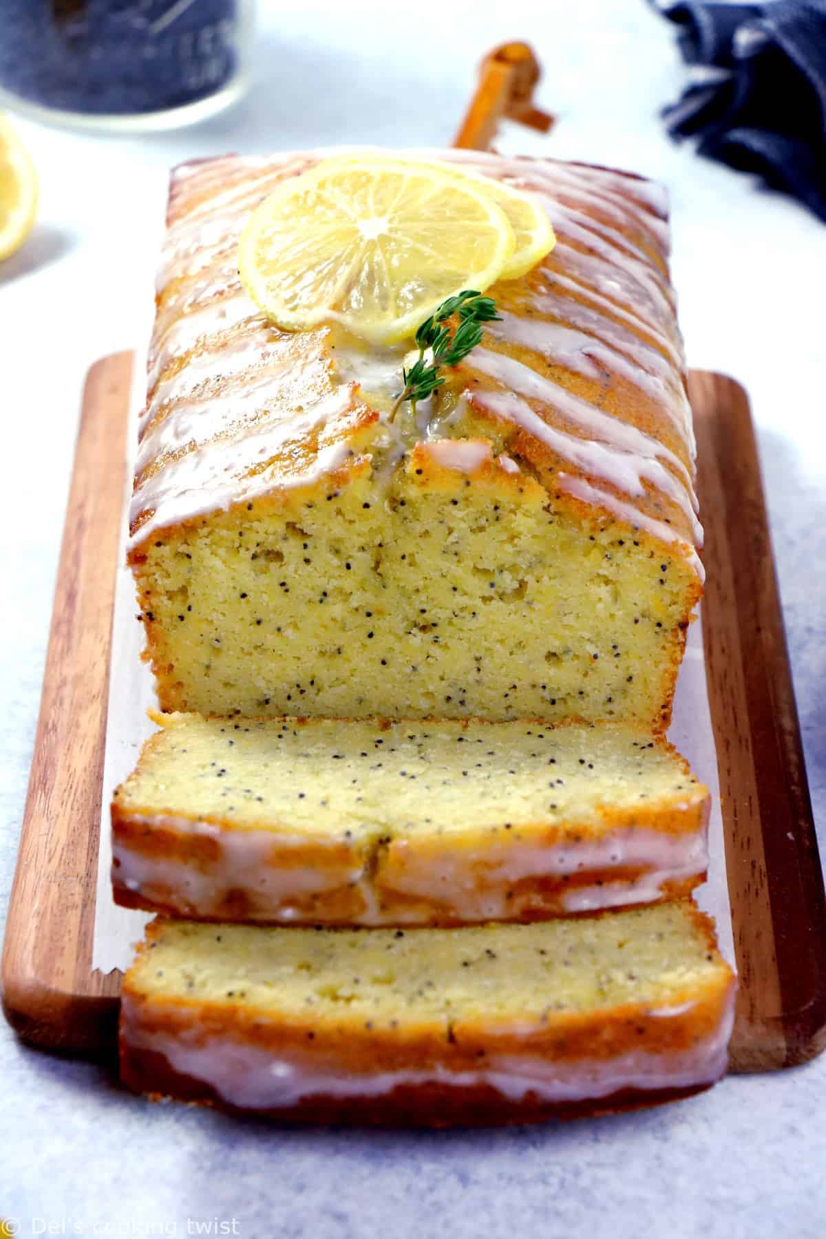 lemon crème fraîche loaf cake