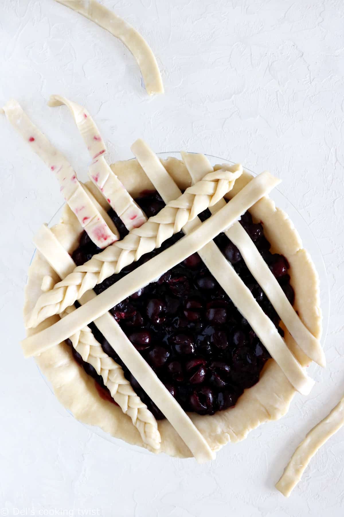 How to lattice pie crust step 5