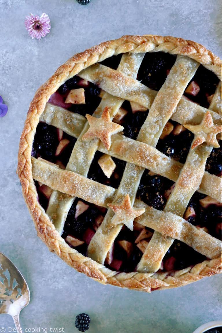 Blackberry Apple Pie - Del's cooking twist