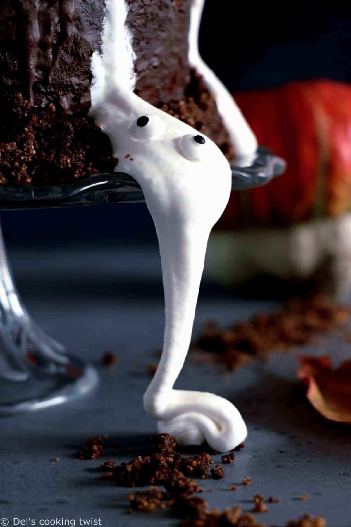 Gâteau hanté pour Halloween - Del's cooking twist