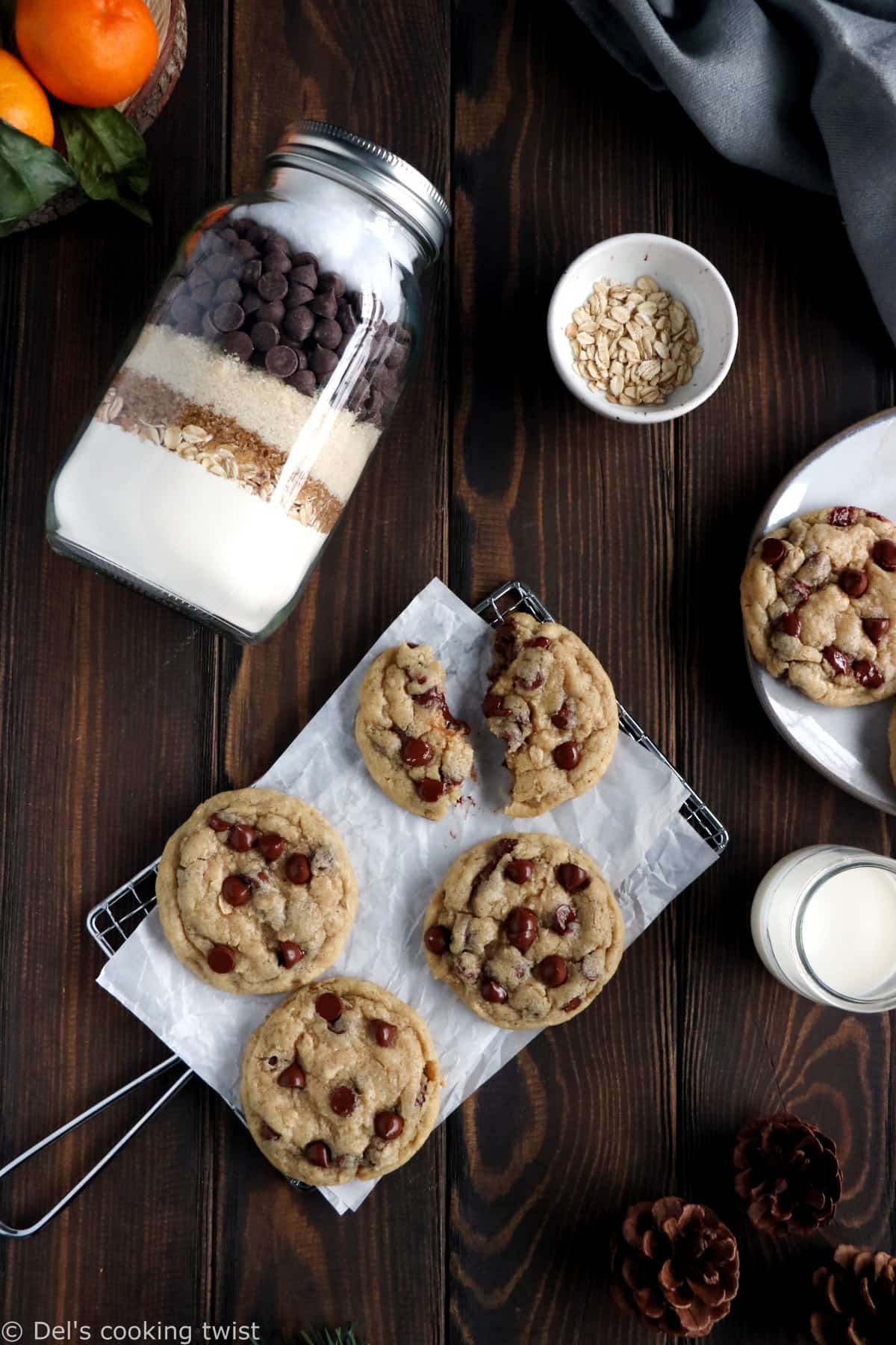 Cookie Mix In a Jar: White Chocolate Cranberry Cookies