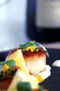 Pan-Seared Scallops with Orange Ginger Sauce - Del's cooking twist