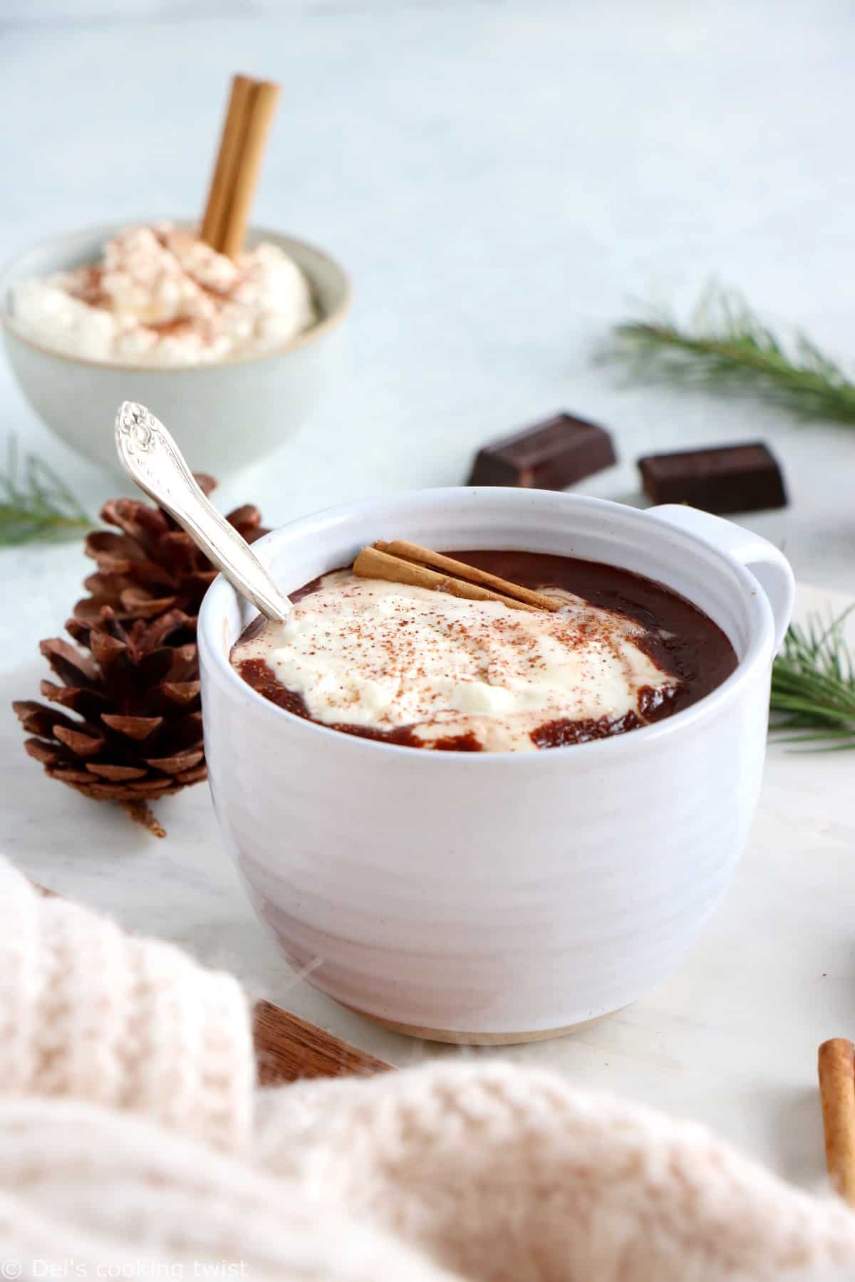 Chocolat Chaud Maison - Crémeux & Gourmand - avec Chantilly