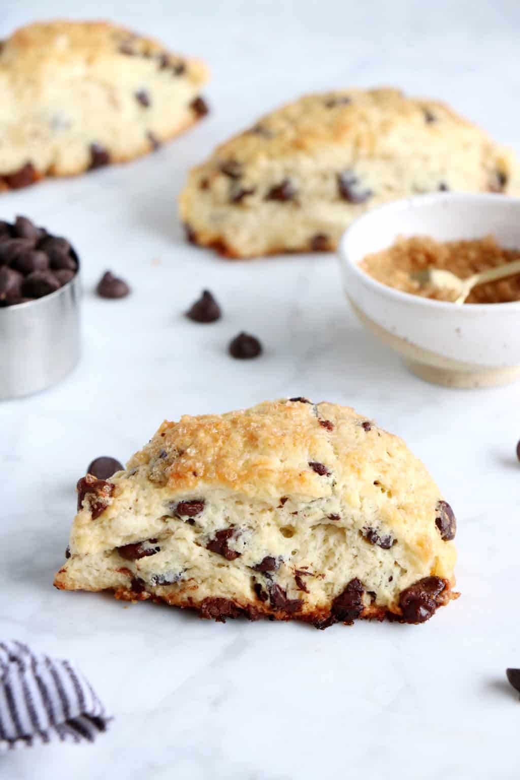 Buttermilk Chocolate Chip Scones - Del's cooking twist