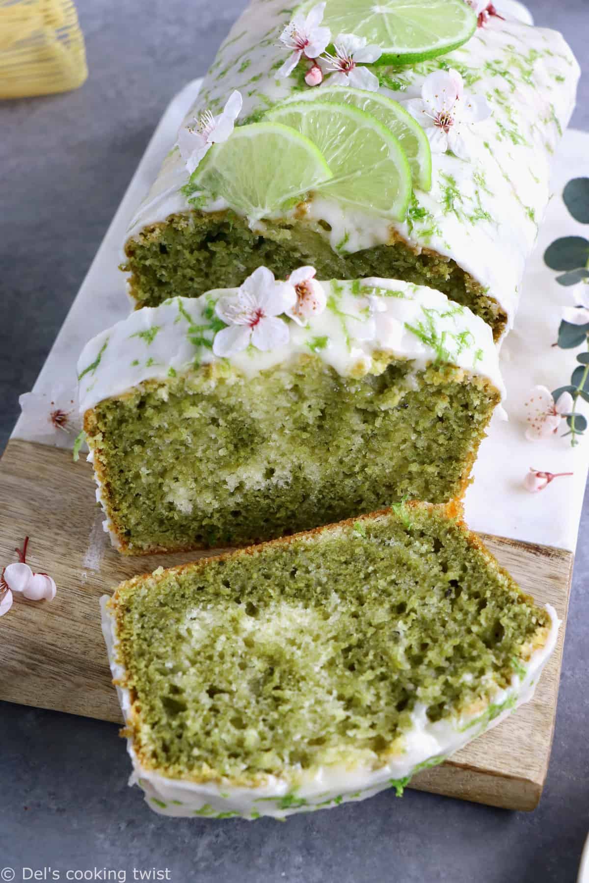 Cake Marbre Au The Matcha Et Citron Vert Del S Cooking Twist