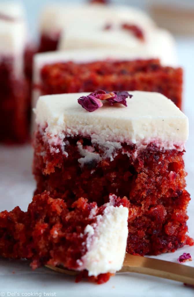 Red Velvet Beetroot Cake With Vanilla Frosting Dels Cooking Twist 3227