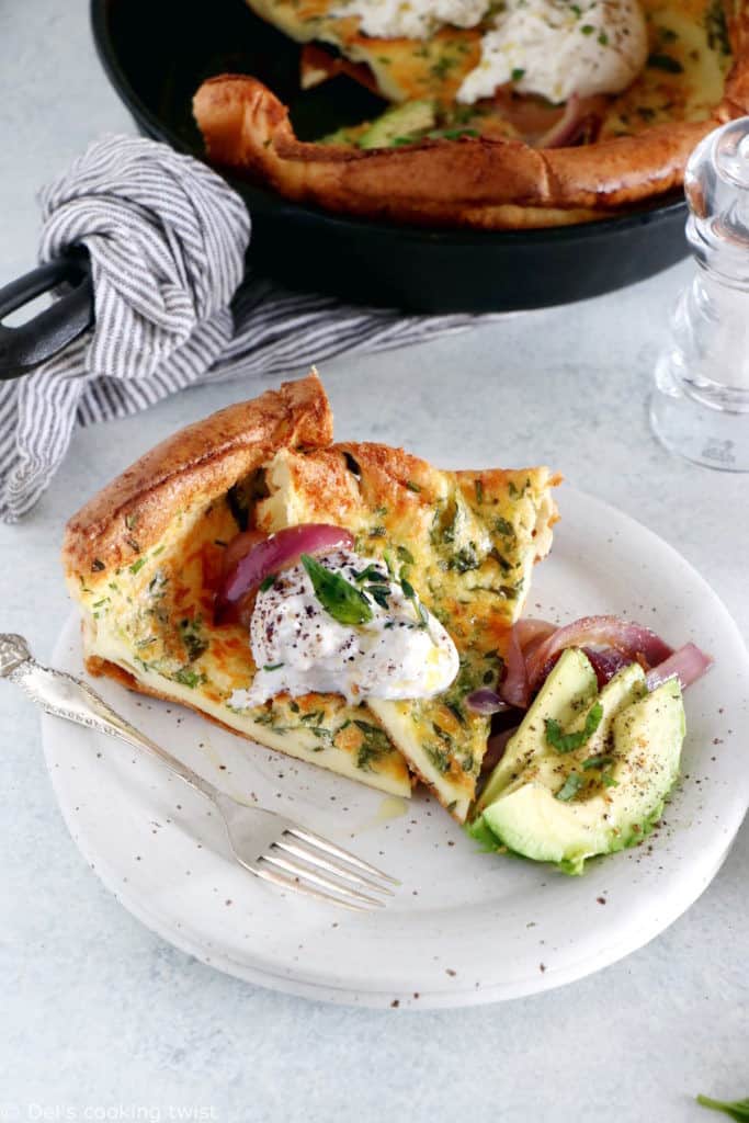 Savory Dutch Baby Pancake (Easy and delicious!) - Del's cooking twist