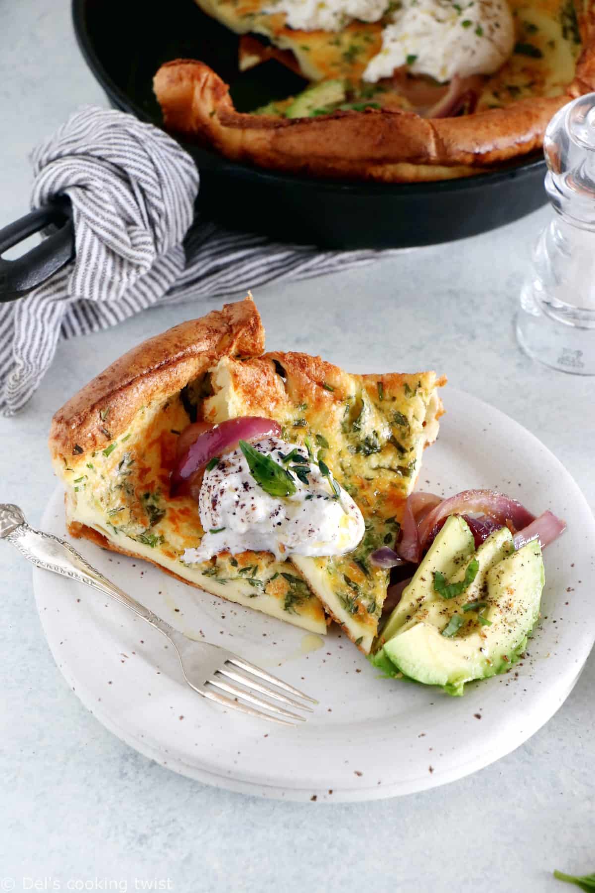 Savory Dutch Baby Pancake (Easy and delicious!) - Del's cooking twist