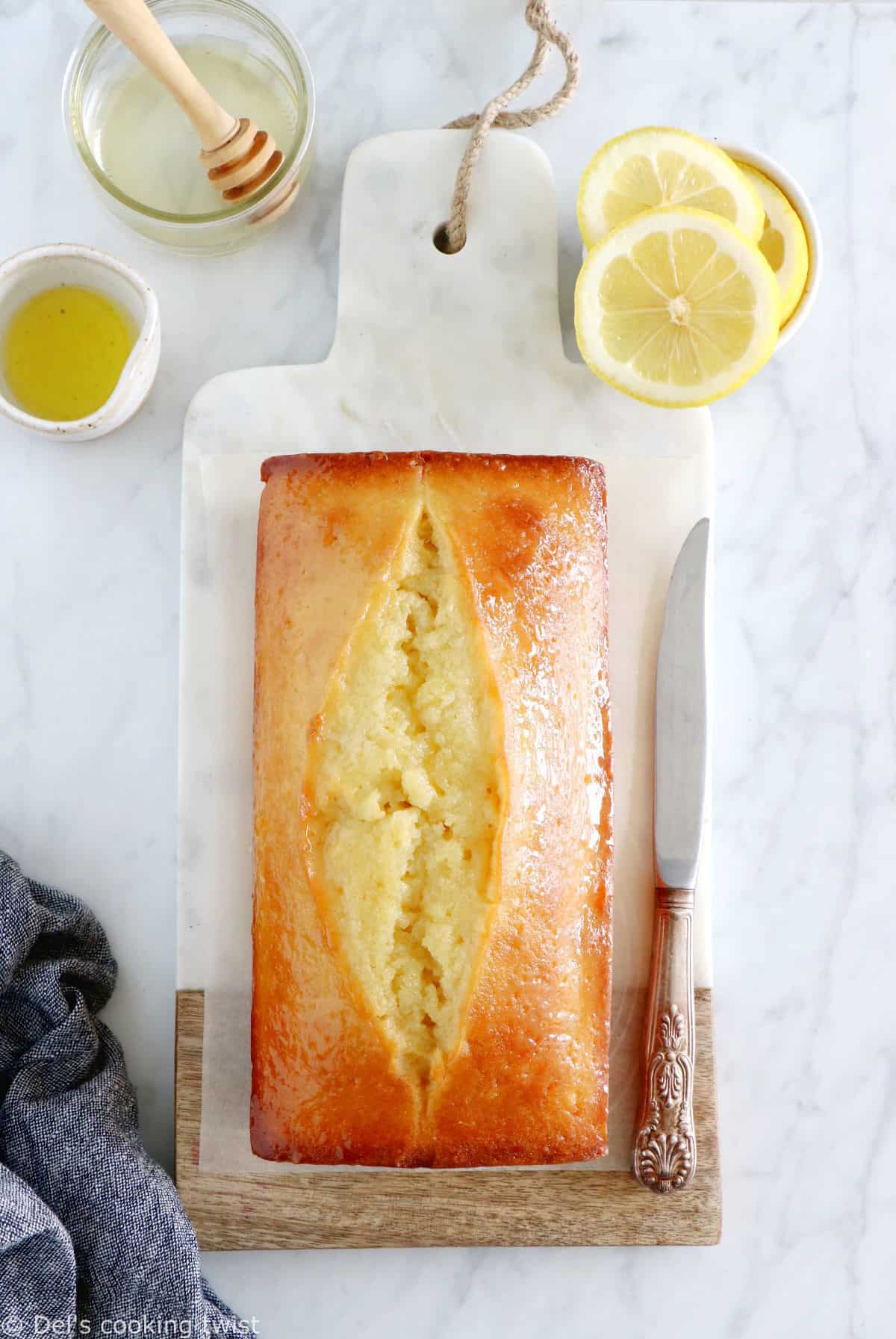 Recette facile du gâteau moelleux au citron 