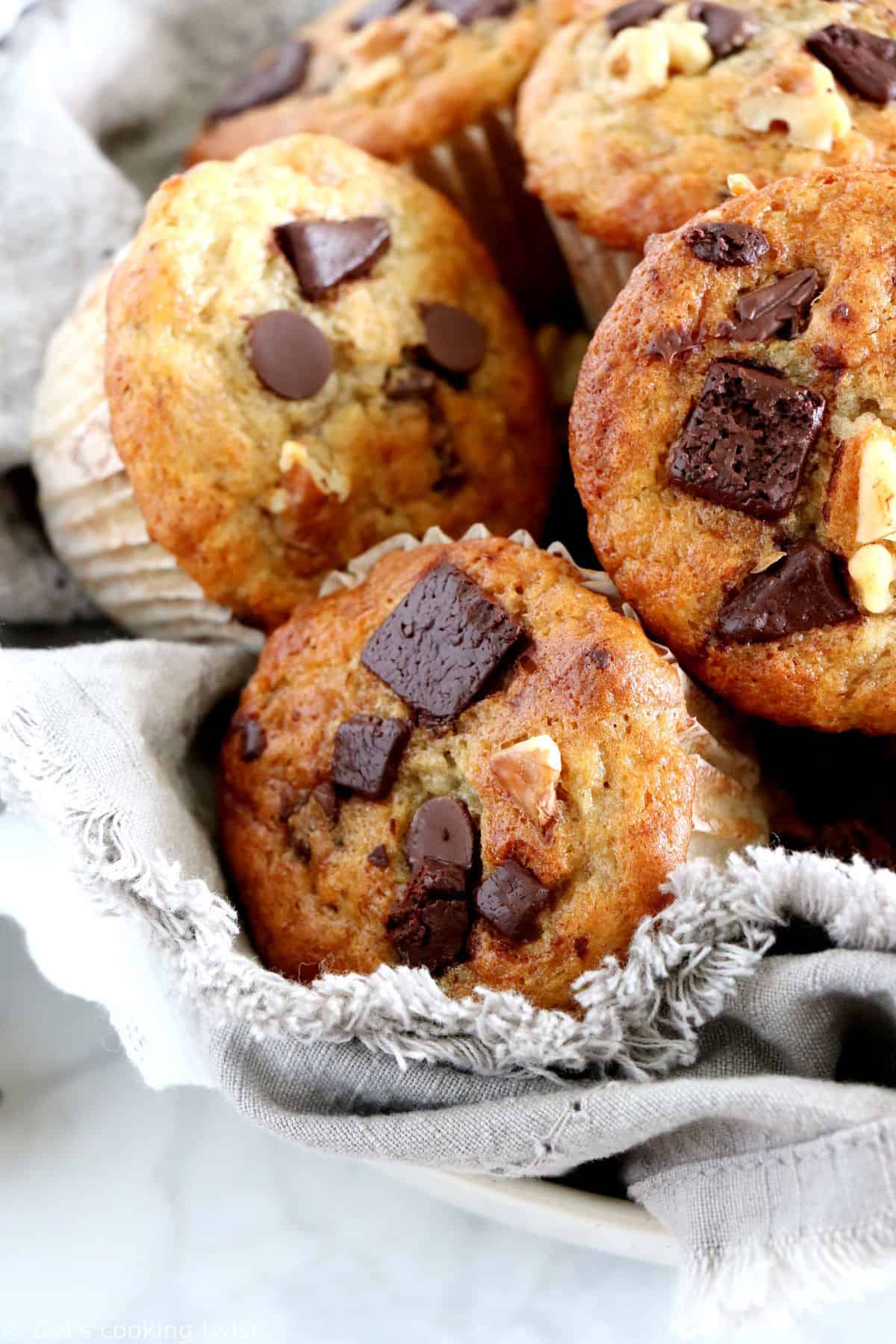 Chocolate Chip Muffins - Del's cooking twist