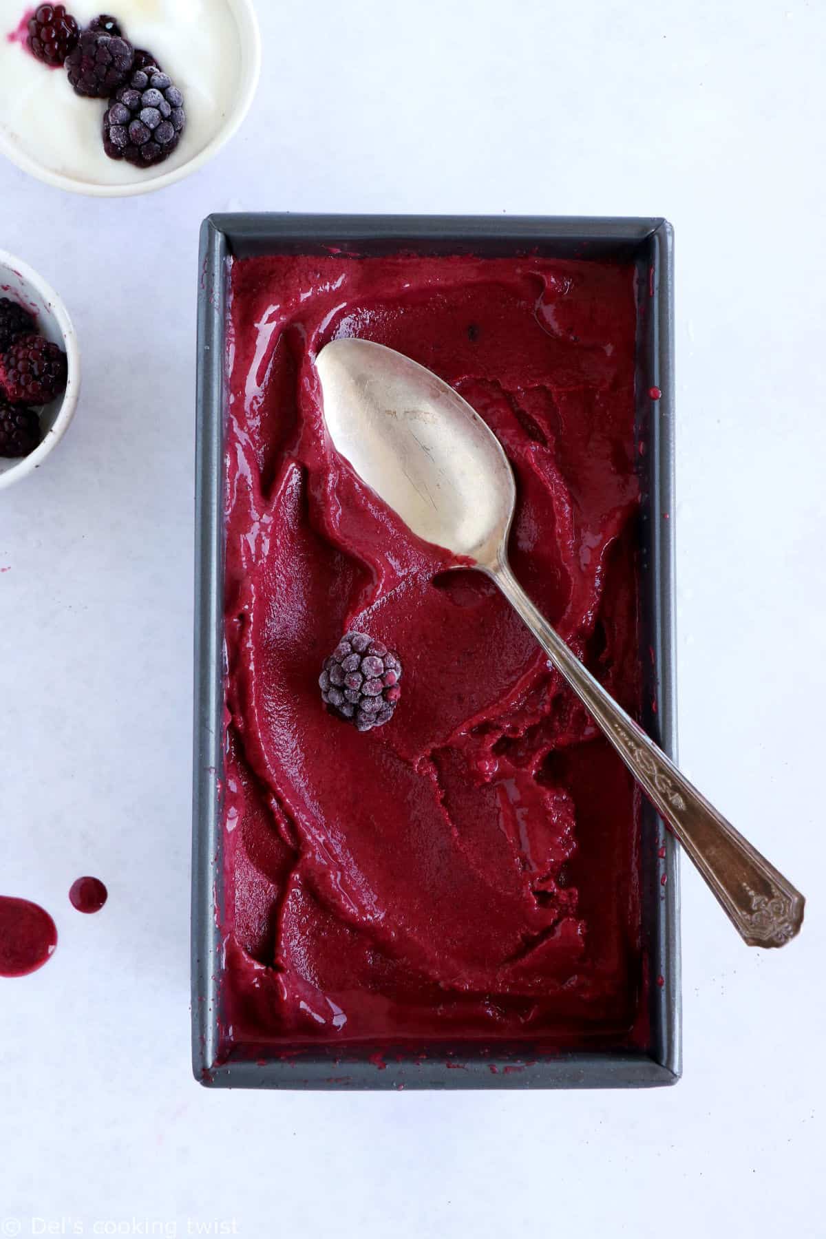 Triple Berry Frozen Yogurt