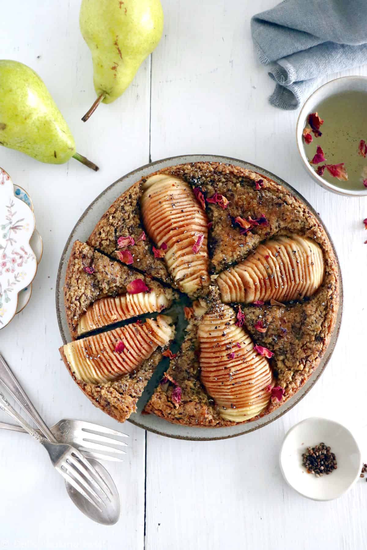 La recette Petit gâteau poire-cannelle