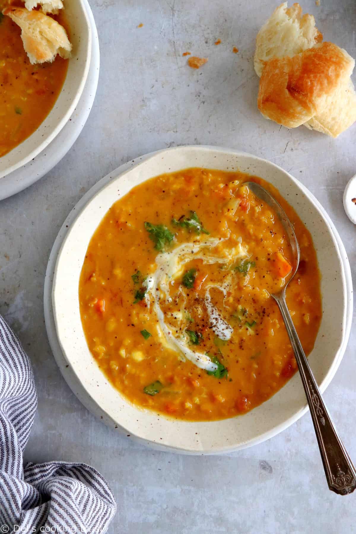 Instant Pot Split Pea Soup - Savory Tooth