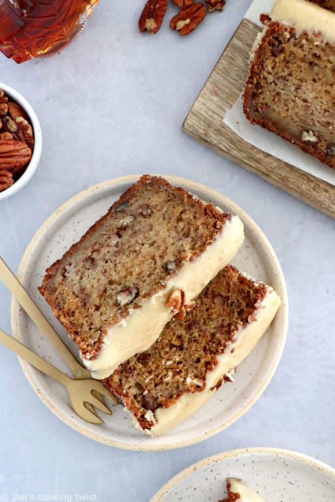 Maple Pecan Banana Bread - Del's cooking twist