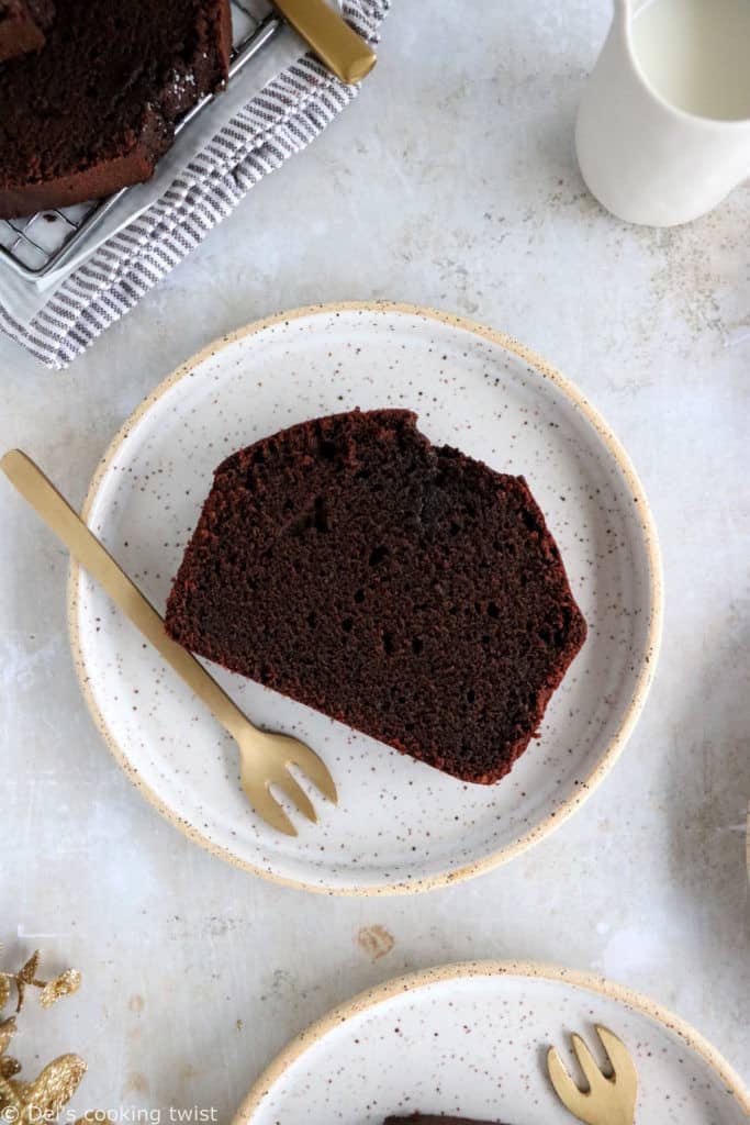 Chocolate Pound Cake - Del's cooking twist